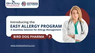 Introducing the Easy Allergy Program - A Seamless Solution for Allergy Management