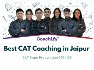 Find Best CAT Coaching in Jaipur