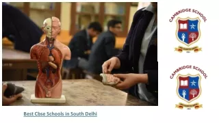 BEST CBSE SCHOOLS IN SOUTH DELHI