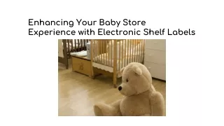 Enhancing Your Baby Store Experience with Electronic Shelf Labels