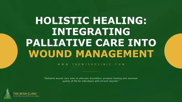 holistic healing integrating palliative care into