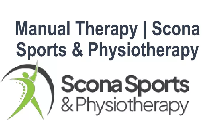 manual therapy scona sports physiotherapy