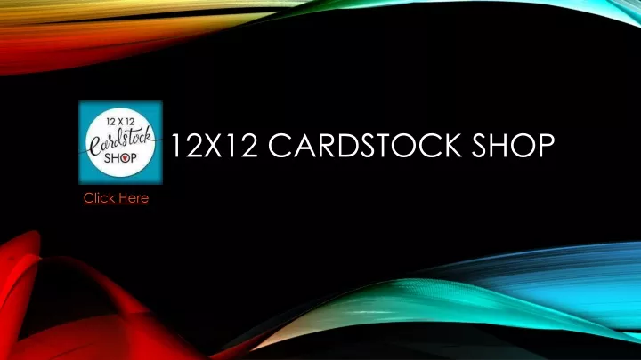 12x12 cardstock shop