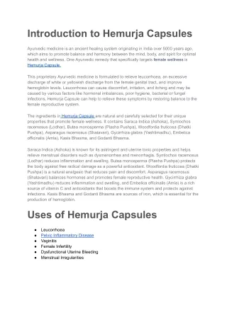 Hemurja Capsules