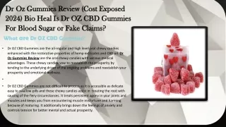 Dr Oz Gummies Reviews 03