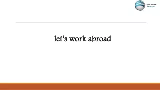 let s work abroad