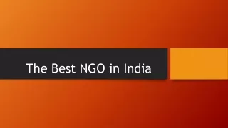 The Best NGO in India