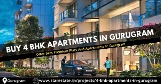 4 BHK Luxury Apartments In Gurugram | Price Starts @Rs. 90 Lakhs*