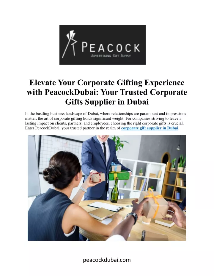 elevate your corporate gifting experience with