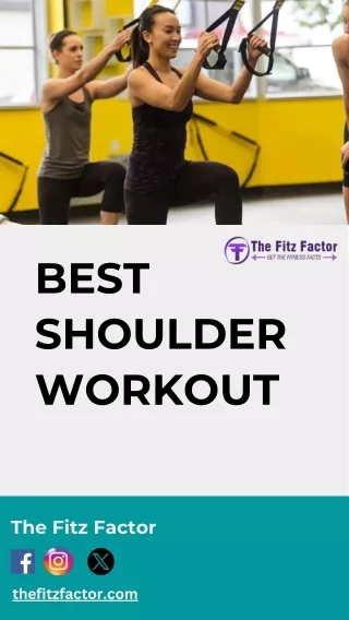 Best Shoulder Workout For Men - The Fitz Factor