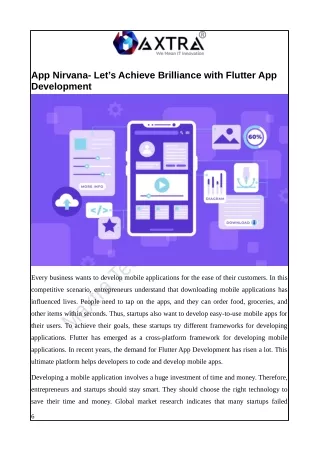 App Nirvana- Let’s Achieve Brilliance with Flutter App Development