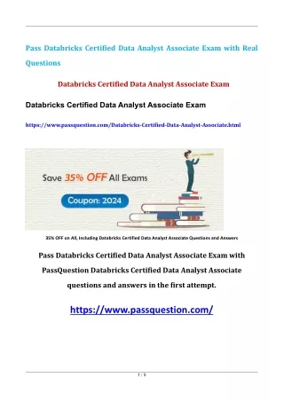 pass databricks certified data analyst associate