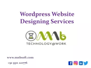 Wordpress Website Designing Services