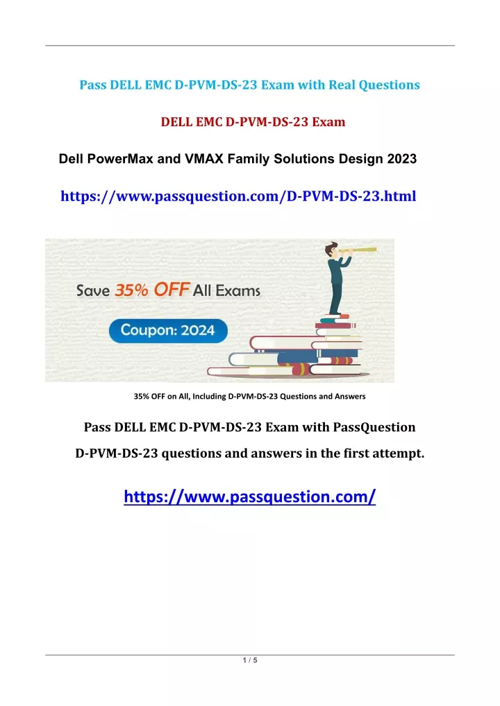 pass dell emc d pvm ds 23 exam with real questions