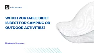 Which portable bidet is best for camping or outdoor activities