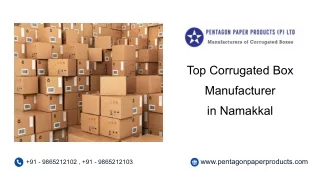 Top Corrugated Box Manufacturers in Namakkal