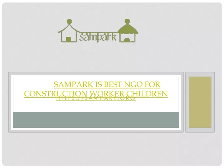 sampark is best ngo for construction worker