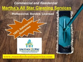 Martha’s All Star Cleaning Service - Premier Commercial Cleaning Services in Roanoke, VA