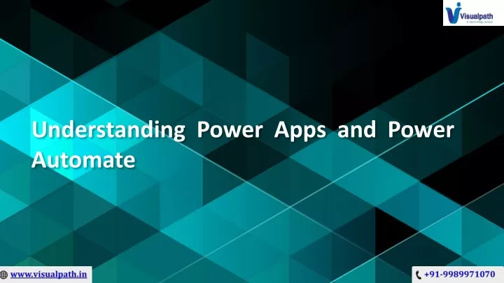 understanding power apps and power automate