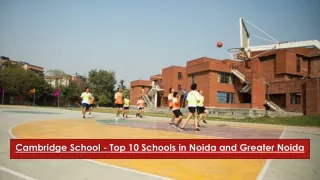 cambridge school top 10 schools in noida
