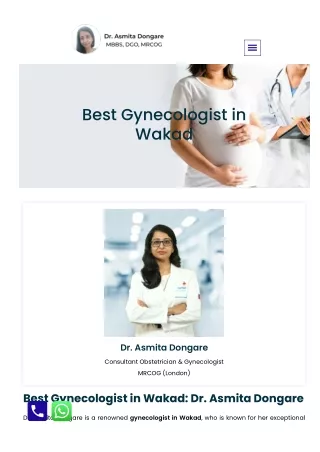 Best-Gynecologist-in-Wakad - Dr. Asmita Dongare