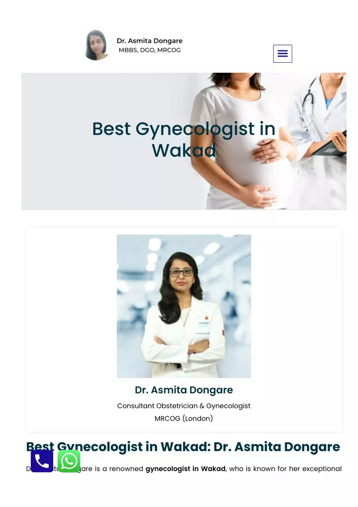best gynecologist in wakad