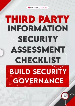 Third-party information security assessment Check list