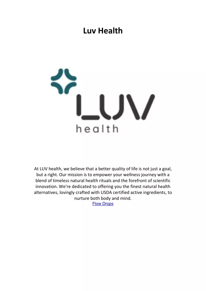 luv health