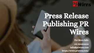 press release publishing pr