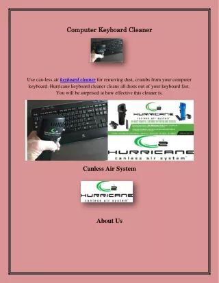 Keyboard Cleaner, canlessair.com