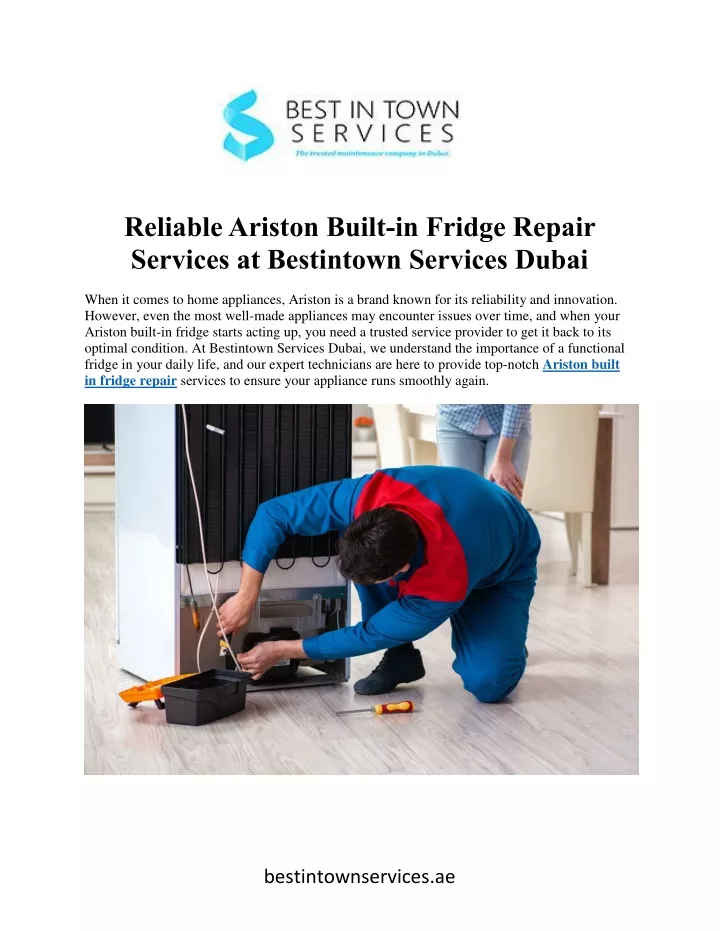 reliable ariston built in fridge repair services