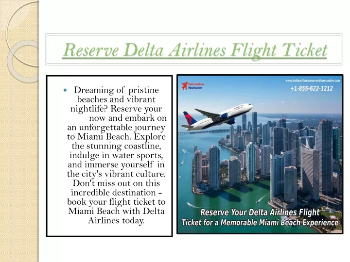 reserve delta airlines flight ticket