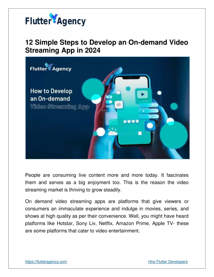 12 simple steps to develop an on demand video