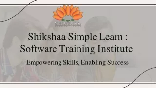 shikshaa simple learn software training institute