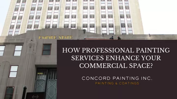 how professional painting services enhance your