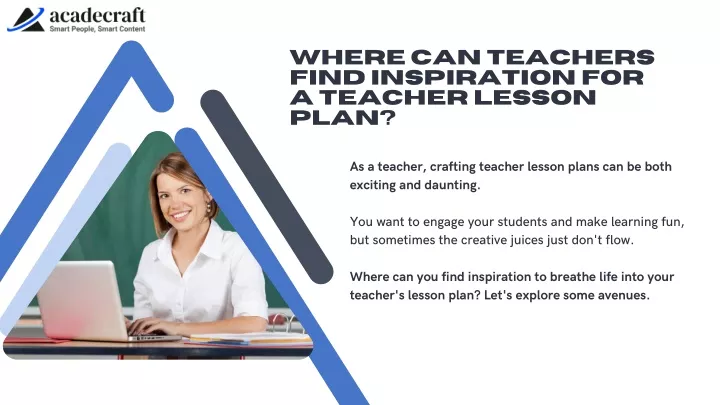 where can teachers find inspiration for a teacher