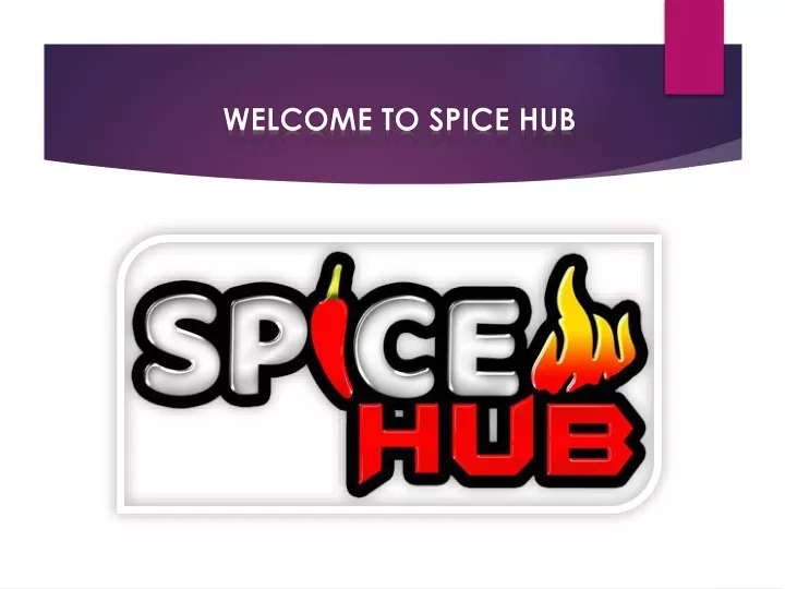 welcome to spice hub