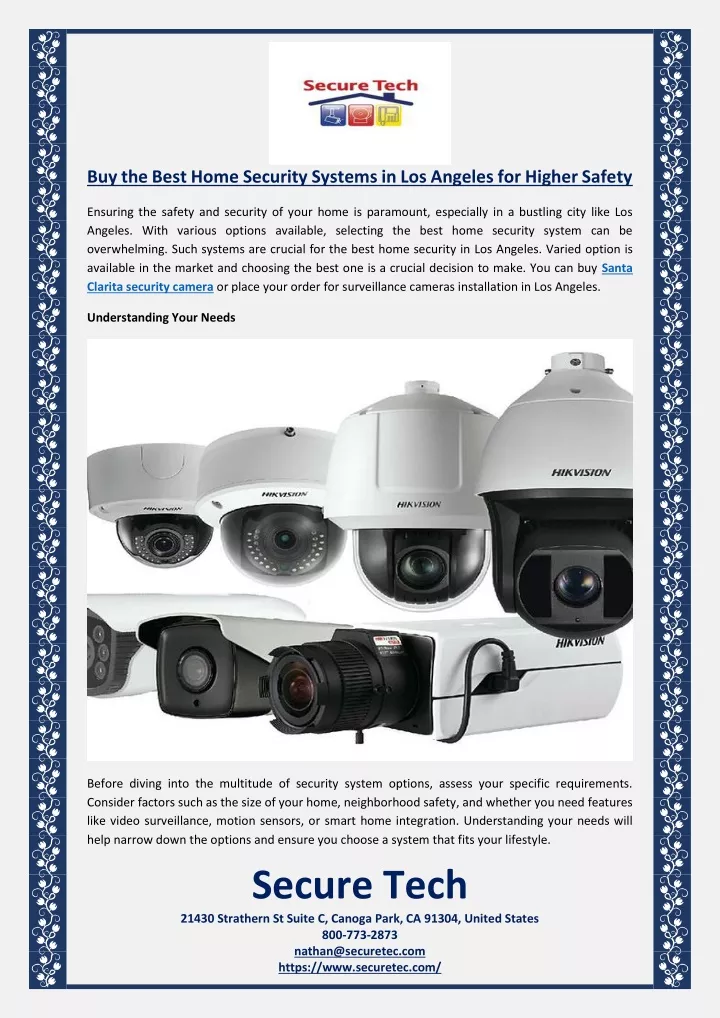 buy the best home security systems in los angeles