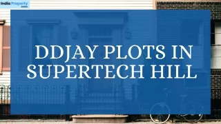 ddjay plots in supertech hill