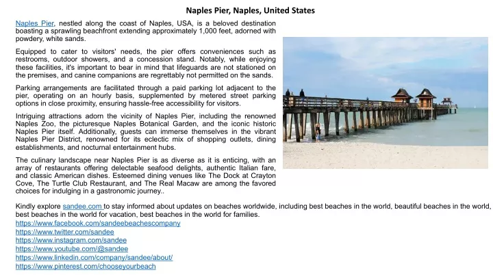 naples pier naples united states