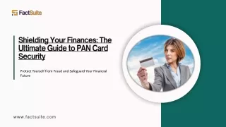 Shielding Your Finances- The Ultimate Guide to PAN Card Security