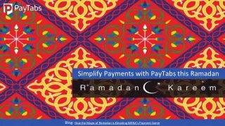 Simplify Payments with PayTabs this Ramadan