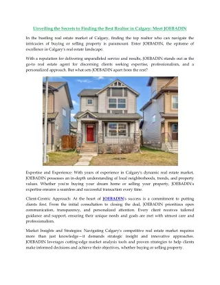 unveiling the secrets to finding the best realtor