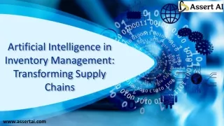Artificial Intelligence in Inventory Management Transforming Supply Chains