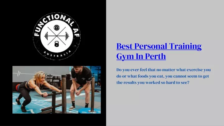 best personal training gym in perth