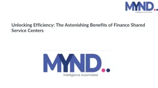 Unlocking Efficiency: The Astonishing Benefits of Finance Shared Service Centers