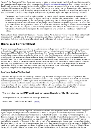 Vehicle Registration Renewal California Dmv