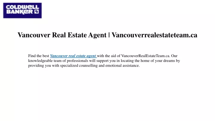 vancouver real estate agent