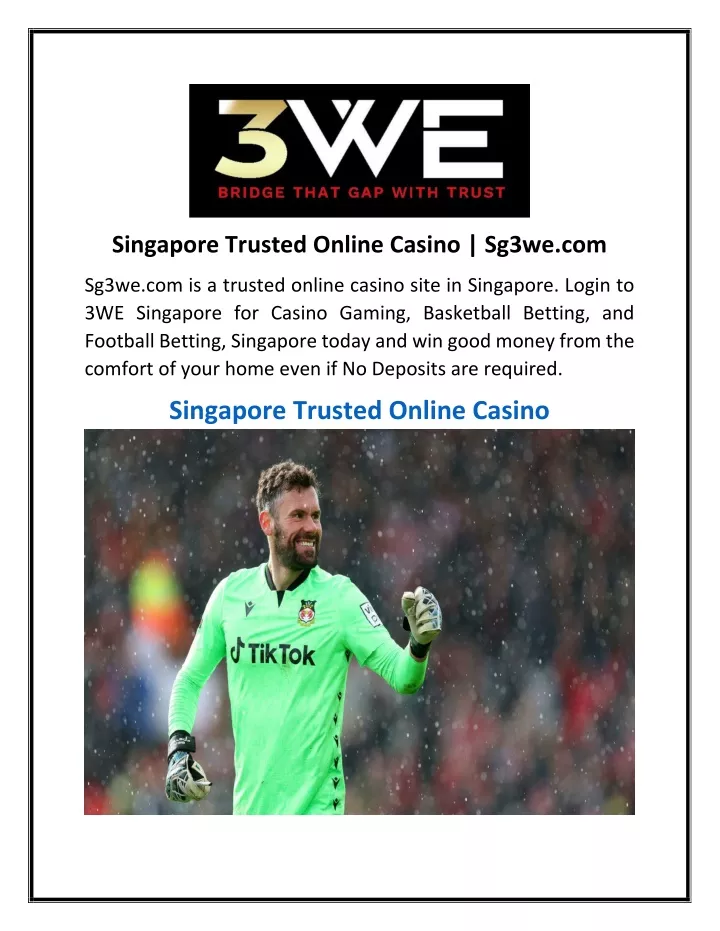 singapore trusted online casino sg3we com