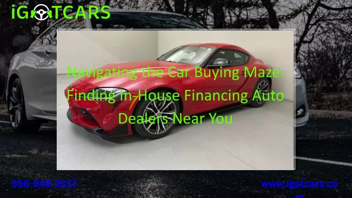 navigating the car buying maze finding in house